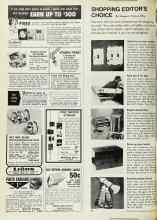 Better Homes & Gardens August 1968 Magazine Article: SHOPPING EDITOR'S CHOICE