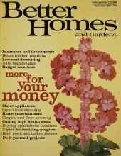 Better Homes & Gardens September 1968 Magazine Cover
