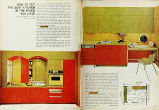 Better Homes & Gardens September 1968 Magazine Article: HOW TO GET THE BEST KITCHEN IN THE SPACE YOU HAVE