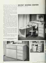 Better Homes & Gardens October 1968 Magazine Article: SECRET SEWING CENTER