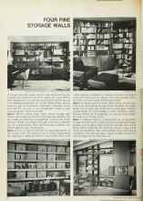 Better Homes & Gardens October 1968 Magazine Article: FOUR FINE STORAGE WALLS
