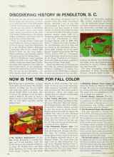 Better Homes & Gardens October 1968 Magazine Article: DISCOVERING HISTORY IN PENDLETON, S. C.