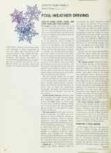 Better Homes & Gardens January 1969 Magazine Article: FOUL-WEATHER DRIVING