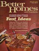 Better Homes & Gardens January 1969 Magazine Cover