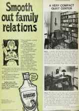 Better Homes & Gardens February 1969 Magazine Article: A VERY COMPACT QUIET CENTER