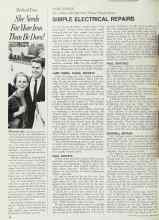 Better Homes & Gardens February 1969 Magazine Article: SIMPLE ELECTRICAL REPAIRS