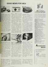 Better Homes & Gardens February 1969 Magazine Article: GOOD NEWS FOR MEN