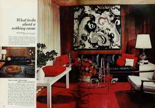 Better Homes & Gardens February 1969 Magazine Article: What to do about a nothing room