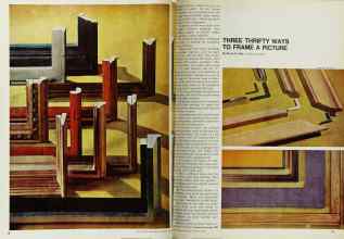 Better Homes & Gardens February 1969 Magazine Article: THREE THRIFTY WAYS TO FRAME A PICTURE