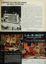 Better Homes & Gardens March 1969 Magazine Article: A SERVER YOU CAN USE INSIDE OR ROLL OUTDOORS