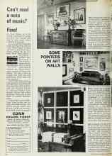 Better Homes & Gardens March 1969 Magazine Article: SOME POINTERS ON ART WALLS
