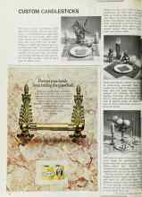 Better Homes & Gardens March 1969 Magazine Article: CUSTOM CANDLESTICKS