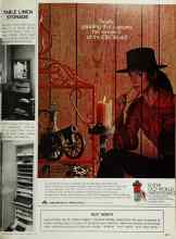 Better Homes & Gardens March 1969 Magazine Article: TABLE LINEN STORAGE