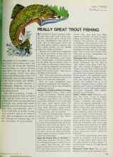 Better Homes & Gardens March 1969 Magazine Article: REALLY GREAT TROUT FISHING