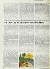 Better Homes & Gardens March 1969 Magazine Article: THE LAZY LIFE IN THE SUNNY VIRGIN ISLANDS