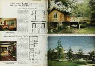 Better Homes & Gardens March 1969 Magazine Article: EIGHT GOOD HOUSES THAT YOU CAN AFFORD