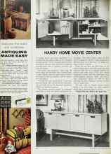 Better Homes & Gardens April 1969 Magazine Article: HANDY HOME MOVIE CENTER