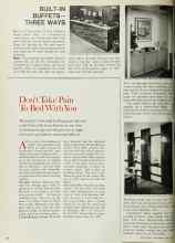 Better Homes & Gardens April 1969 Magazine Article: BUILT-IN BUFFETS--THREE WAYS