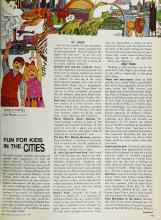 Better Homes & Gardens April 1969 Magazine Article: FUN FOR KIDS IN THE CITIES