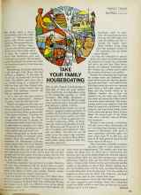 Better Homes & Gardens May 1969 Magazine Article: TAKE YOUR FAMILY HOUSEBOATING