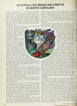 Better Homes & Gardens May 1969 Magazine Article: SHOPPING FOR MOUNTAIN CRAFTS IN NORTH CAROLINA
