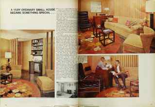 Better Homes & Gardens May 1969 Magazine Article: A VERY ORDINARY SMALL HOUSE BECAME SOMETHING SPECIAL ...