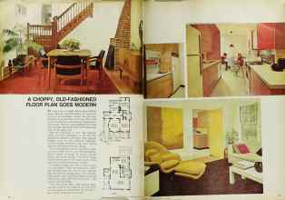 Better Homes & Gardens May 1969 Magazine Article: A CHOPPY, OLD-FASHIONED FLOOR PLAN GOES MODERN