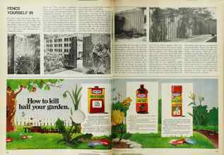 Better Homes & Gardens May 1969 Magazine Article: FENCE YOURSELF IN