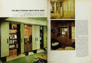 Better Homes & Gardens June 1969 Magazine Article: THE BEST STORAGE UNITS WE'VE SEEN