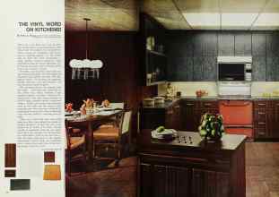 Better Homes & Gardens June 1969 Magazine Article: THE VINYL WORD ON KITCHENS!