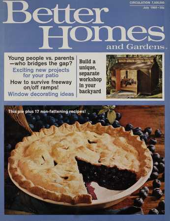 Better Homes & Gardens July 1969 Magazine Cover