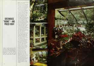 Better Homes & Gardens July 1969 Magazine Article: GREENHOUSE 