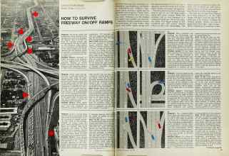 Better Homes & Gardens July 1969 Magazine Article: HOW TO SURVIVE FREEWAY ON/OFF RAMPS