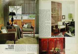 Better Homes & Gardens July 1969 Magazine Article: TEN IDEA WINDOW TREATMENTS