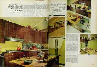 Better Homes & Gardens July 1969 Magazine Article: LOOK WHAT AN 8-FOOT ADDITION DID FOR THIS KITCHEN!