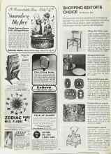 Better Homes & Gardens August 1969 Magazine Article: SHOPPING EDITOR'S CHOICE