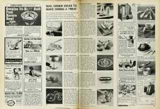 Better Homes & Gardens August 1969 Magazine Article: MAIL ORDER IDEAS TO MAKE DINING A TREAT
