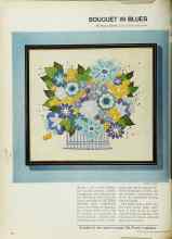 Better Homes & Gardens September 1969 Magazine Article: BOUQUET IN BLUES