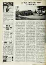Better Homes & Gardens September 1969 Magazine Article: DO YOU MISS ANYTHING UGLY HERE?