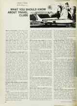 Better Homes & Gardens September 1969 Magazine Article: WHAT YOU SHOULD KNOW ABOUT TRAVEL CLUBS