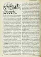 Better Homes & Gardens September 1969 Magazine Article: CONDOMINIUMS ARE HERE TO STAY