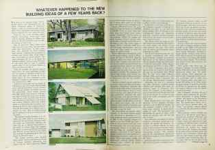 Better Homes & Gardens September 1969 Magazine Article: WHATEVER HAPPENED TO THE NEW BUILDING IDEAS OF A FEW YEARS BACK?