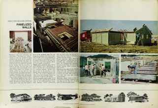 Better Homes & Gardens September 1969 Magazine Article: PANELIZED WALLS