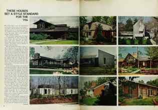 Better Homes & Gardens September 1969 Magazine Article: THESE HOUSES SET A STYLE STANDARD FOR THE '70s