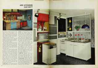 Better Homes & Gardens September 1969 Magazine Article: ARE KITCHENS OLD HAT?