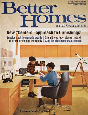 Better Homes & Gardens October 1969 Magazine Cover
