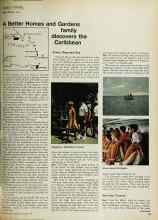 Better Homes & Gardens October 1969 Magazine Article: A Better Homes and Gardens Family discovers the Caribbean