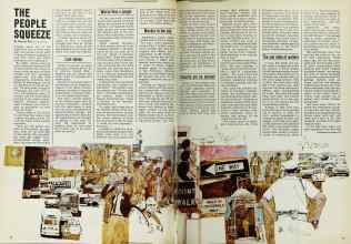 Better Homes & Gardens October 1969 Magazine Article: THE PEOPLE SQUEEZE