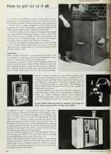 Better Homes & Gardens November 1969 Magazine Article: How to get rid of it all