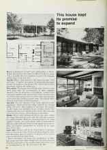 Better Homes & Gardens November 1969 Magazine Article: This house kept its promise to expand